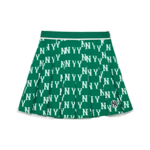MLB New York Yankees Casual Short Skirts Women's Green