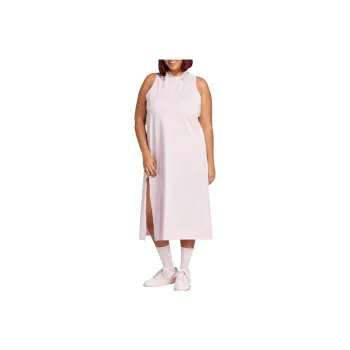 Adidas Free Shipping With AdiClub Essentials 3 Stripes Long Racerback Dress Plus Size