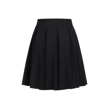 JZ. ANNAKRO Casual Short Skirts Women's Plain Black