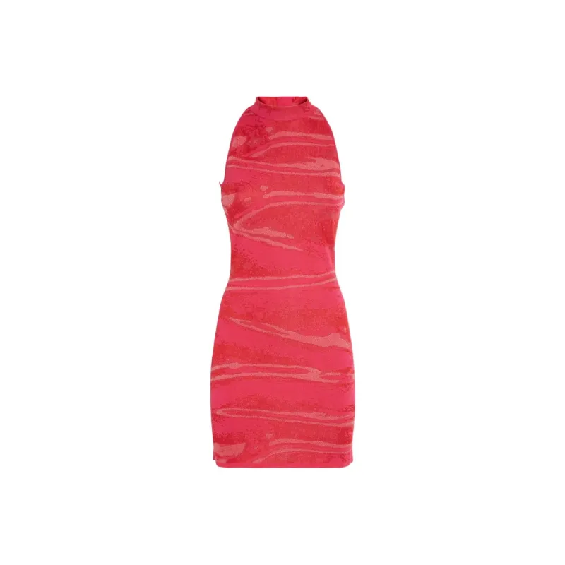 BALMAIN Patterned jacquard Mini Dress-0