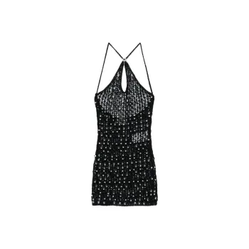 COPERNI Beaded Knitted Top 'Black'