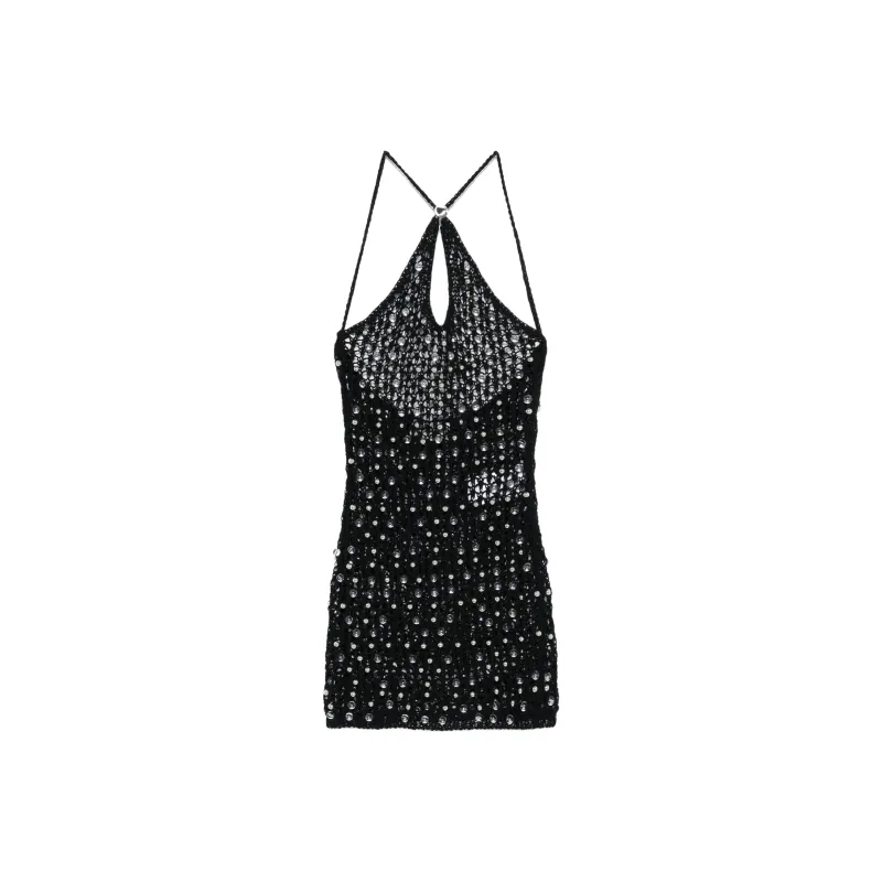 COPERNI Beaded Knitted Mini Dress-0