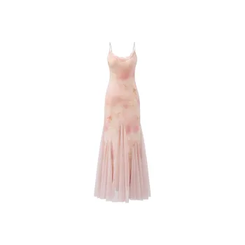 PAZZO SS25 Slip Dress Women's Red Floral