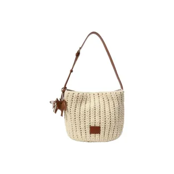 OTA Fabric Underarm Shoulder Bag Women's Ecru