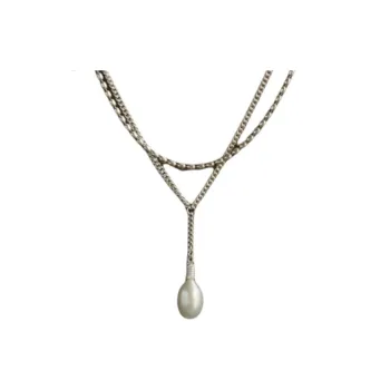 OLIO E ACETO 925 Sterling Silver Necklaces Unisex Silver