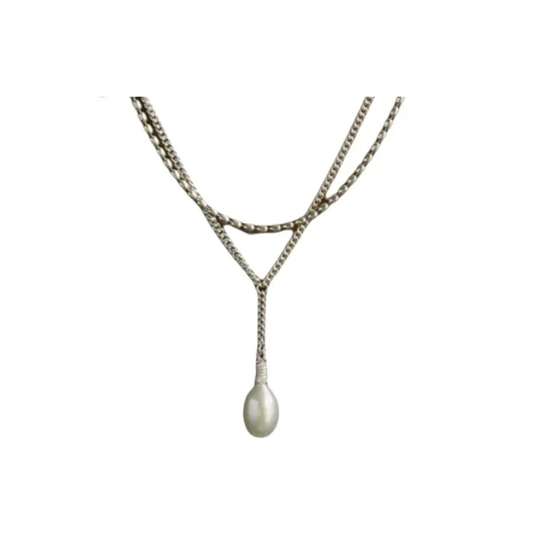OLIO E ACETO 925 Sterling Silver Necklaces Unisex Silver-0