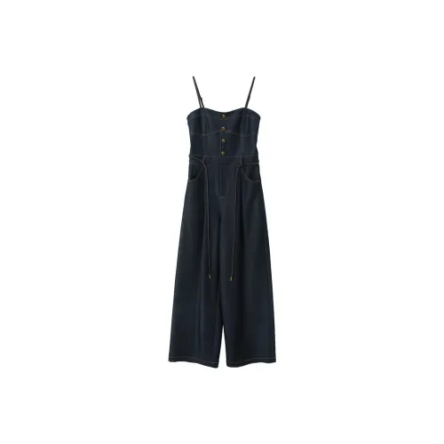 3COLOUR Jumpsuit Women's Deep Sea Blue