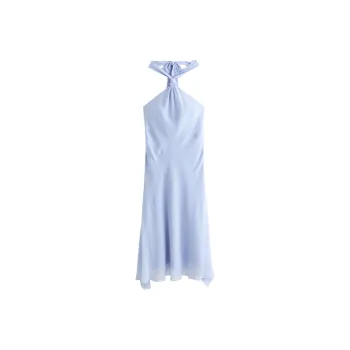 Abercrombie＆Fitch Sleeveless Dress Women's Light Blue
