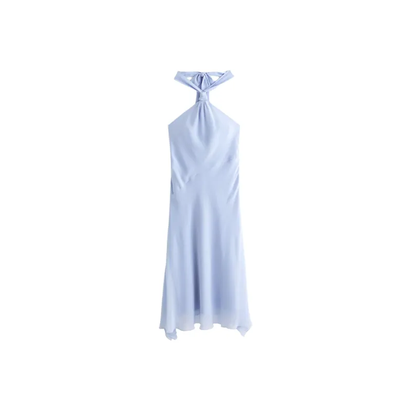 Abercrombie＆Fitch Sleeveless Dress Women's Light Blue-0