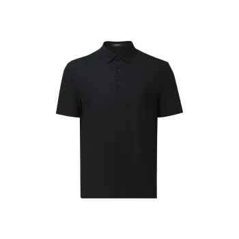 ELLASSAY Polo Shirts Men Classic Black