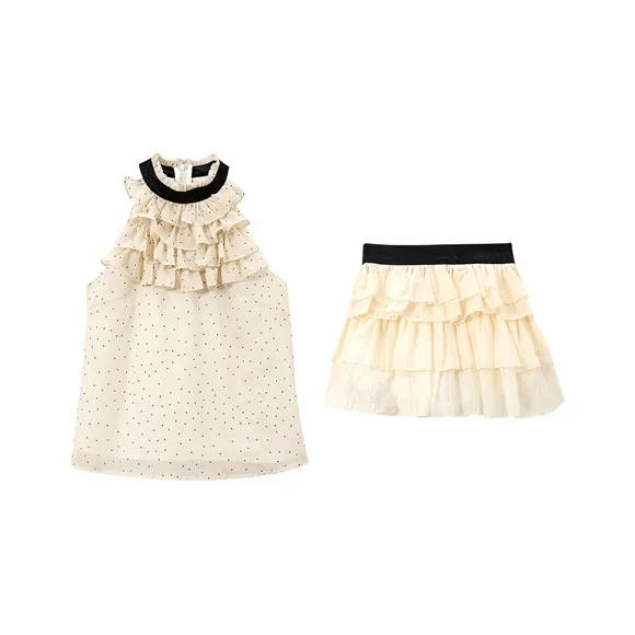Adeworn Skirt Set Women's Apricot-0