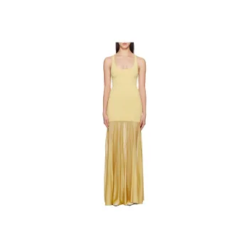 TOTEME Slip Dress Women's Soft Yellow