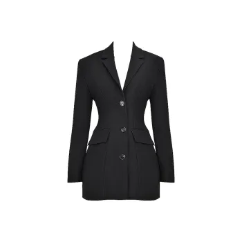 HOUSE OF CB AMIA Long Sleeved Dress Women's BLACK/Black