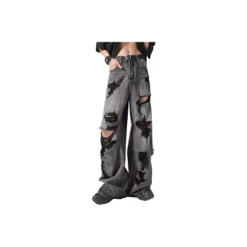 FASTFISH Jeans Unisex Black