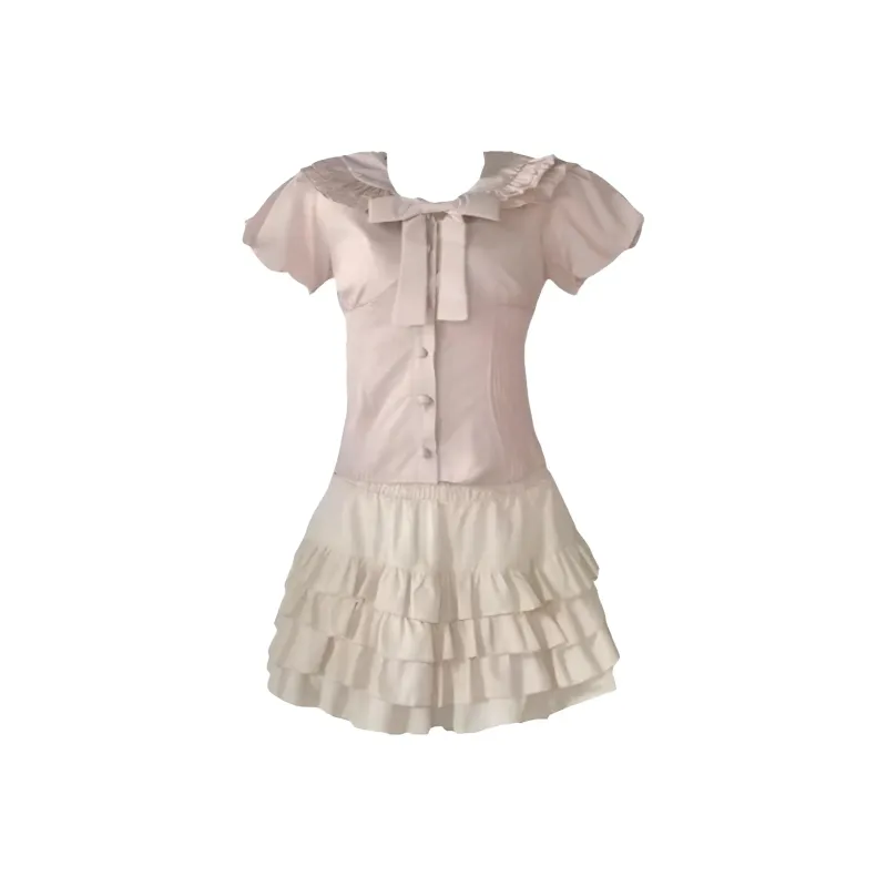 The King And The Nightingale Skirt Set Women's Pink-0