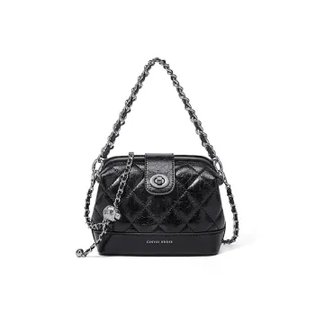CinvaiKrose Cow Leather Shoulder Bag, Crossbody Bag, Handbag, Box Bag Small Size Women's Multicolor