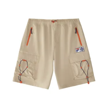 FILA FUSION x Round Two Casual Shorts Men's Fall Reed Coffee