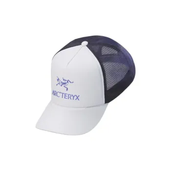 Arcteryx Polyester Baseball Caps Unisex Solitude Gray/Blue Black
