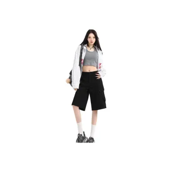 Wen Shan Denim Shorts Women's Black