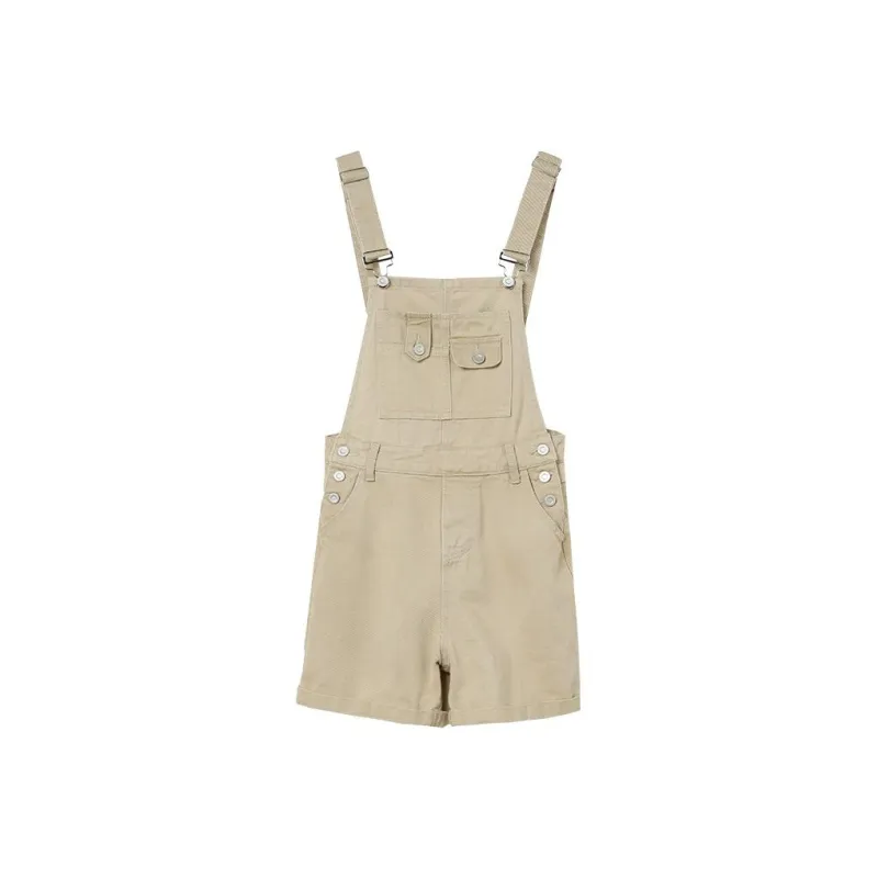 A head of Agua Denim Shorts Women's Khaki-0