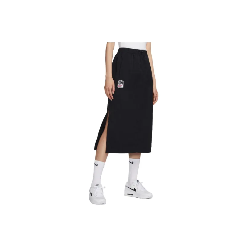 Nike Women'ss Woven High Waist Skirt Black-0