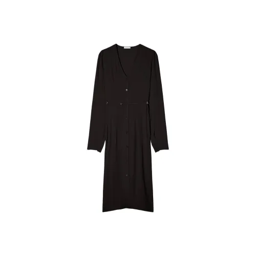 Patrizia Pepe Long Sleeved Dress Women's Black