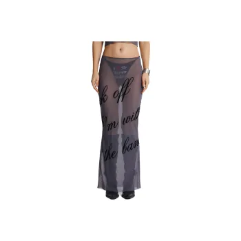 Jaded London VENDETTA Collection Casual Long Skirts Women's Gray