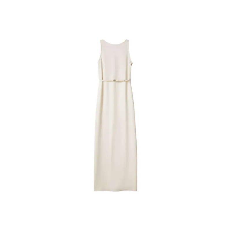 GUCCI Sleeveless Dress Women's White-0