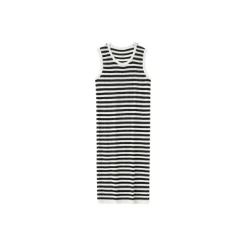 SNOWFORTE Sleeveless Dress Women's Cloud Soft White