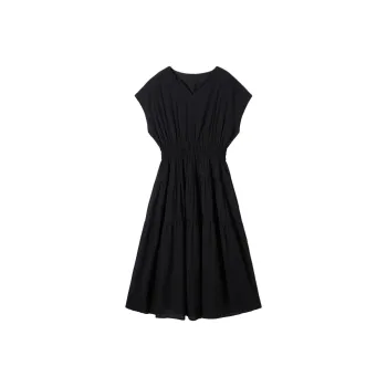 DIALOGUE Sleeveless Dress Women's Tranquil Black