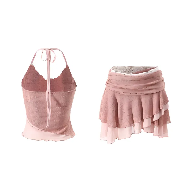 DOSOHEB Two Piece Skirt Sets Women's-1