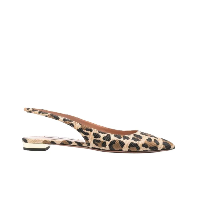 AQUAZZURA Purist Casual Single Shoes Women's Brown-1