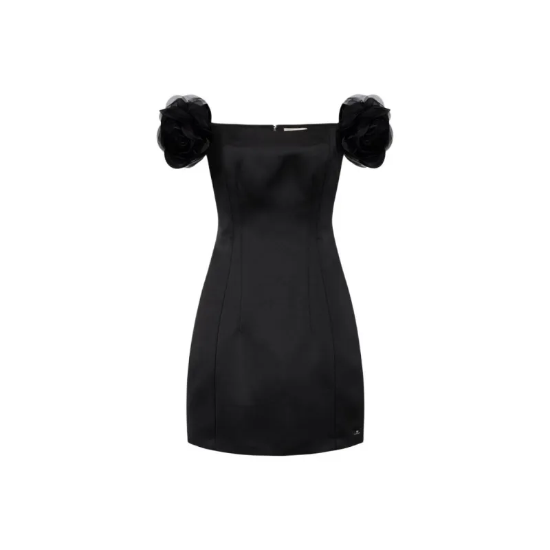 Elisabetta Franchi Satin Dress-0
