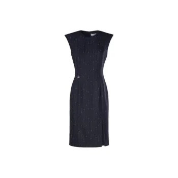 Genny Pinstripe Mini Dress