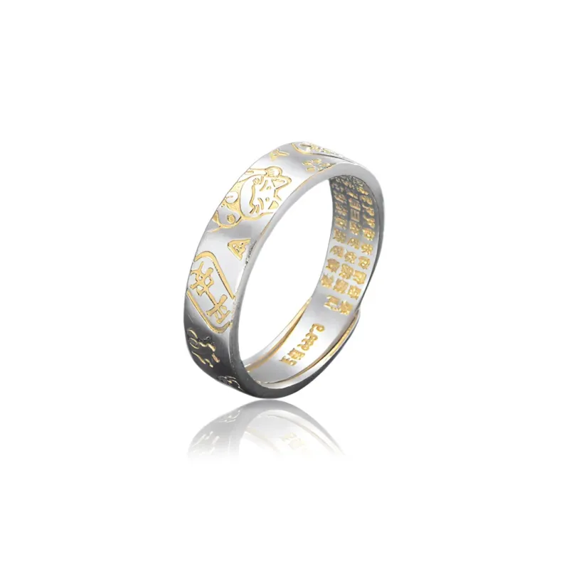 FOREVER MELODY 999 Fine Silver Rings Men's-0