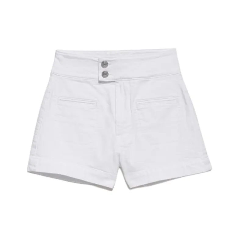 FRAME Denim Shorts Women's White-0
