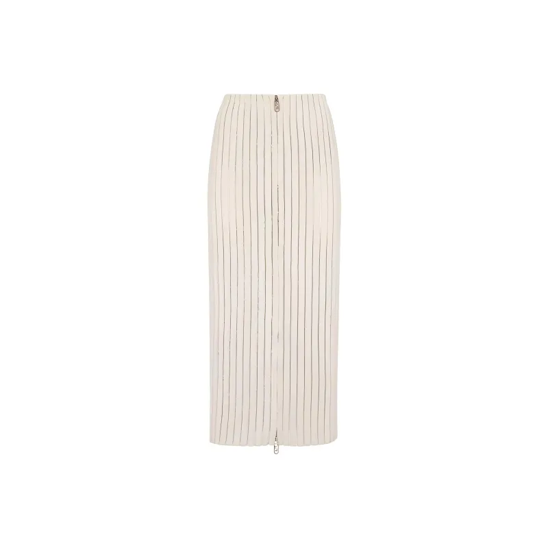FENDI Casual Long Skirt Women's White-0