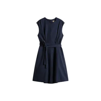 WOOLRICH Poplin Belted Dress