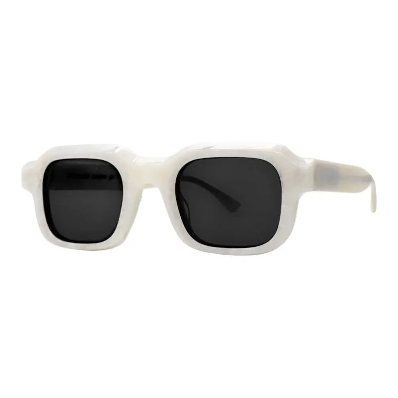 Thierry Lasry Acetate Rectangular Sunglasses Unisex White-0