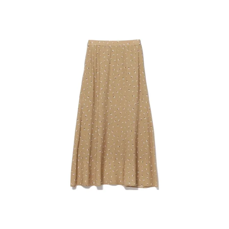 Beams Casual Long Skirts Women's Beige-0
