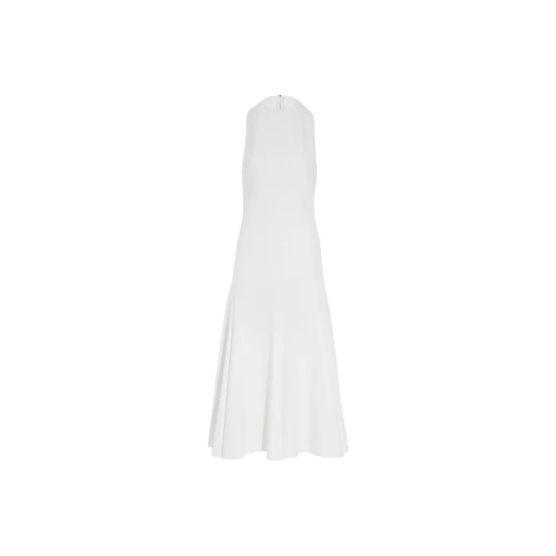 Jacquemus La Robe Favola Flared Halter Dress-0