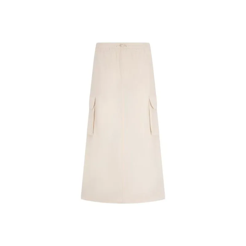 Tommy Hilfiger Casual Long Skirts Women's Ecru-0