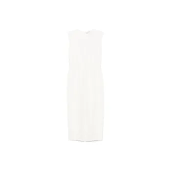 HARRIS WHARF LONDON Crinkled Midi Dress