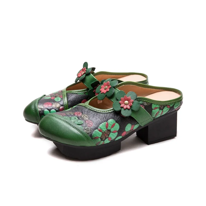 Jay Rubber Sole Closed Toe Slippers Women's-3