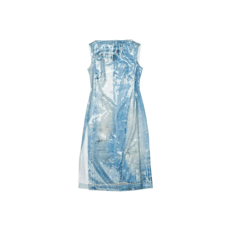 Acne Studios Printed Sequin Dress-0