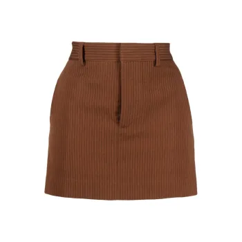 Petar Petrov Stripe print Thigh length Skirt