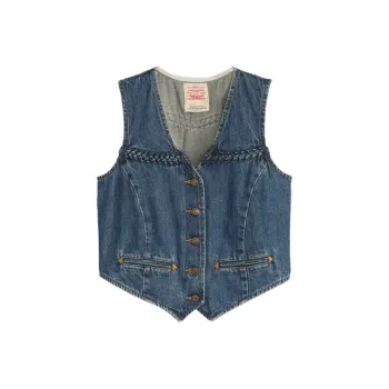 Levis Vests Women's Blue