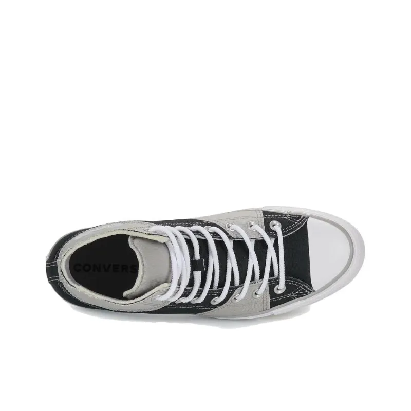 Converse All Star Chuck Taylor Anti Slip Wear Resistant High Top Canvas Shoes Men's Black Gray-3