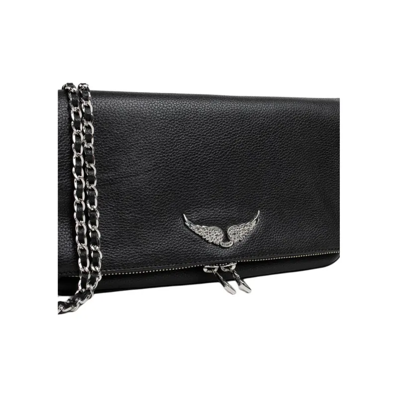 Zadig & Voltaire Rock Logo plaque Shoulder Bag-5