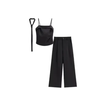 Love To Serve Casual Suit Women's Black